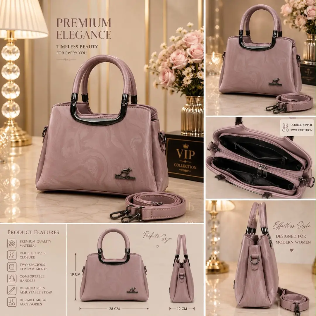 Women's Leather Printed Shoulder Bag