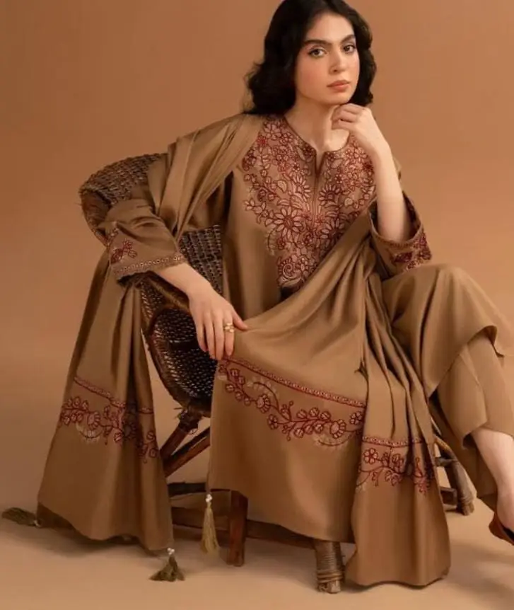 HIT ARTICLES MIX BRAND 3 Pcs Unstitched Embroidered Suit